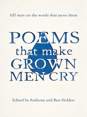 cover image of Poems That Make Grown Men Cry